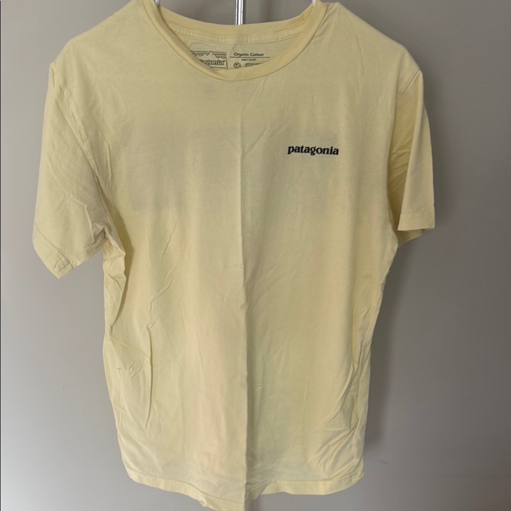 Patagonia Yellow T-Shirt. Medium slim fit. Like new